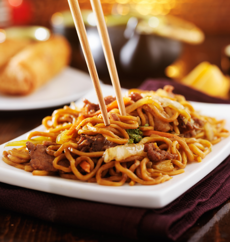 TIZZLER Chinese food platter